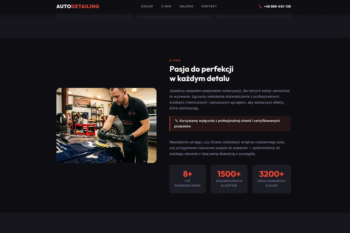AutoDetailing Pro - O firmie