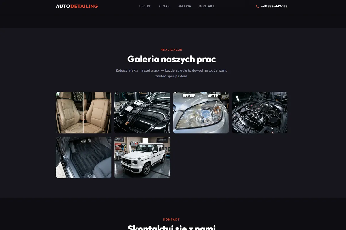 AutoDetailing Pro - Galeria