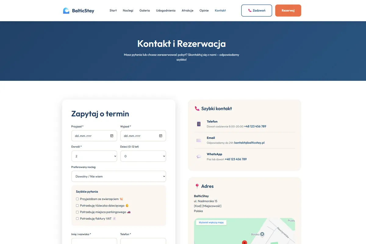BalticStay - Contact