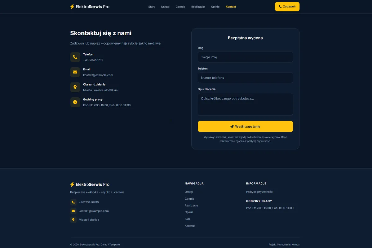 Handyman website FixMaster - screenshot 6