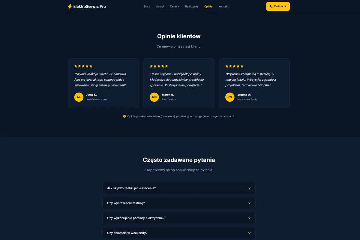 Handyman website FixMaster - screenshot 5