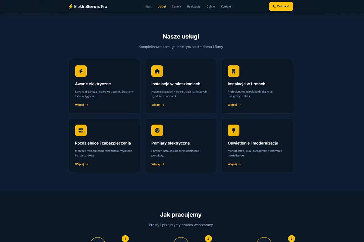 Handyman website FixMaster - screenshot 2