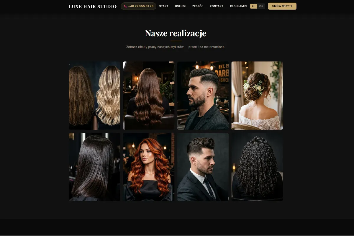 LUXE HAIR STUDIO - Galeria realizacji